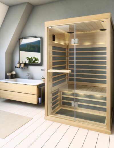 Tylö Infrarotsauna 2 Personen_Badezimmer